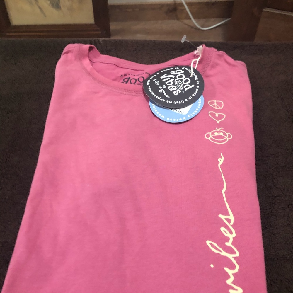 Women’s Life is Good fitted tee